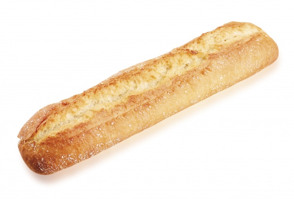 Eine klassische Weißbrotstange mit knuspriger Kruste und feiner, weißer Krume- unentbehrlich für ein schmackhaftes, belegtes Brot.