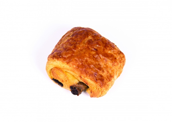 Delicioso Pain au chocolat con un 21% de mantequilla y delicioso relleno de chocolate generoso.