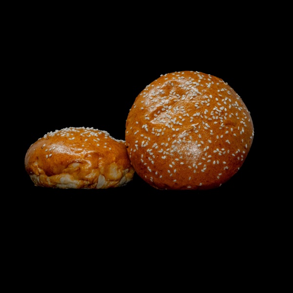 Mini pan de Hamburguesa artesanal de Brioche con mantequilla y pepitas de semillas de sesamo. ¿Quieres una mini hamburguesa irresistible? Pues este es el producto
