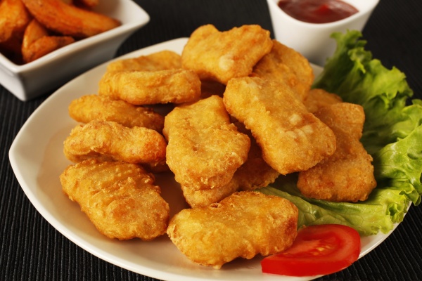 Nuggets elaborados con 100% pechuga de pollo. Rebozados en tempura. Pruébalos!