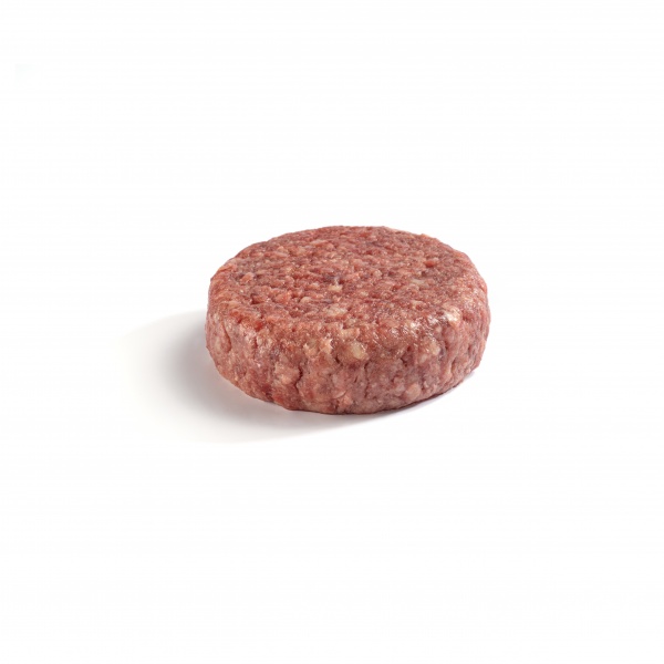 Carne para hamburguesa Smash, ideal para lograr una textura crujiente por fuera y jugosa por dentro.