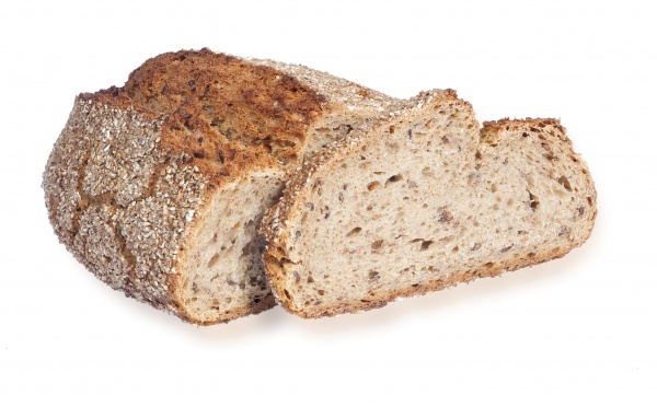 Sabroso y tierno pan de impresionante sabor y alto contenido en fibra. Está elaborado con masa madre natural.