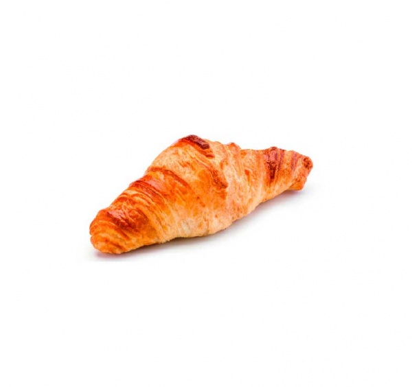 Mini Croissant mit 24% Butteranteil. Ideales Gewicht und optimale Größe für die Gastronomie!